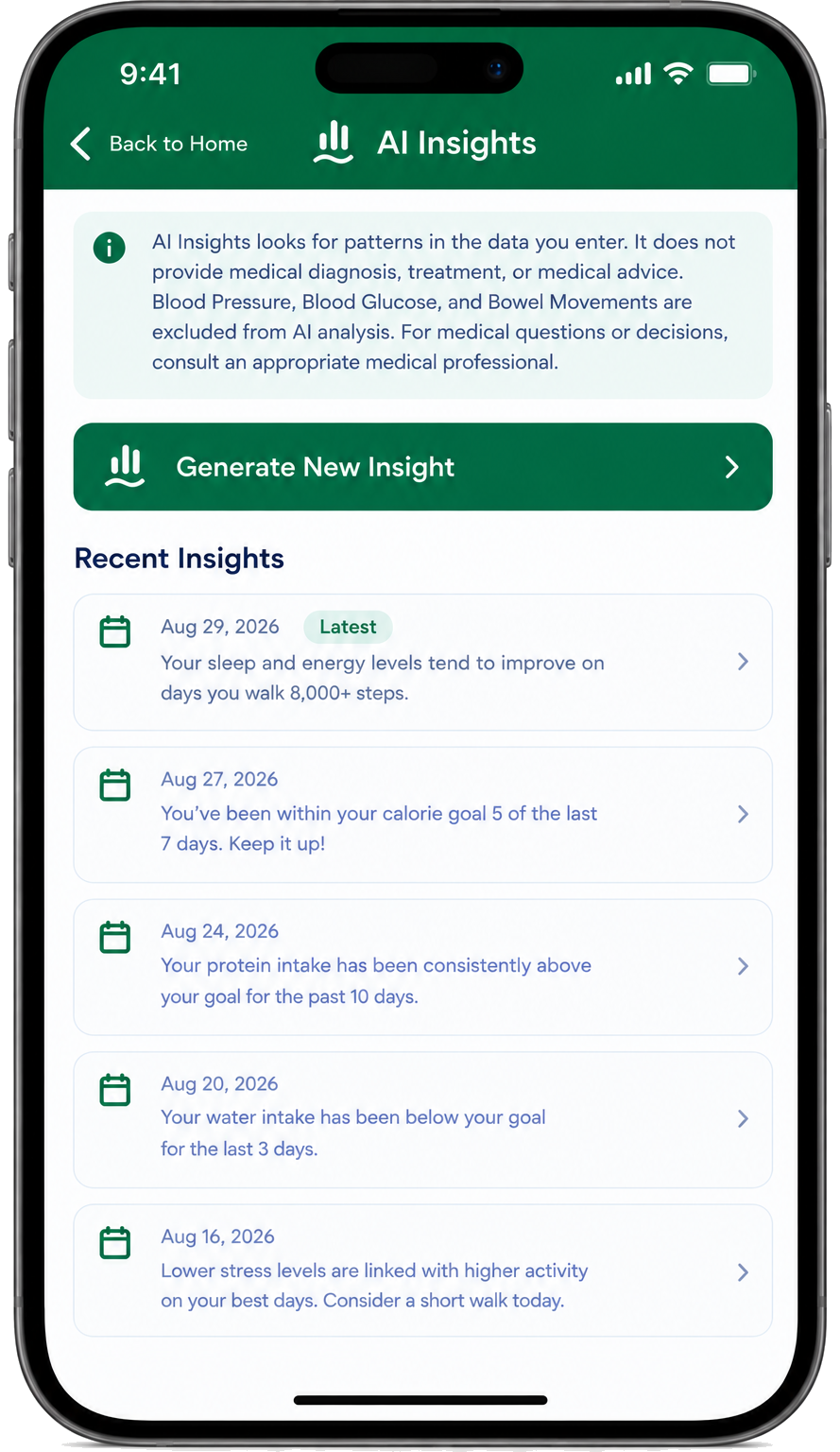Simply Gauge AI Insights mockup